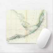 Vintage Karte der Florida-Schlüssel (1859) Mousepad (Mit Mouse)
