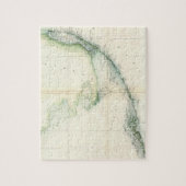 Vintage Karte der Florida-Schlüssel (1859) Puzzle (Vertikal)