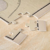 Vintage Karte der Flushing Queens (1873) Puzzle (Seite)