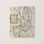 Vintage Karte der Great Lakes (1755) Puzzle (Vertikal)