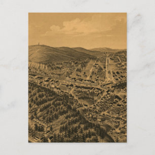 Vintage Karte der Hot Springs AR (1888)