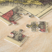 Vintage Karte der Karibik (1898) Puzzle (Seite)