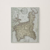 Vintage Karte der Krim, Ukraine, Region Sewastopol Puzzle (Vertikal)