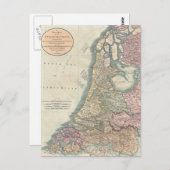 Vintage Karte der Niederlande (1799) (Vorne/Hinten)