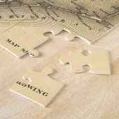 Vintage Karte der Nord-Carolinaküste (1887) Puzzle (Seite)