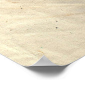 Vintage Karte der Osthalbkugel (1801) Poster (Ecke)