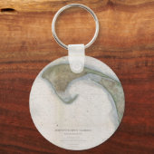 Vintage Karte der Provinz Schlüsselanhänger (Vorderseite)