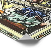 Vintage Karte der Sky Constellations Poster (Ecke)