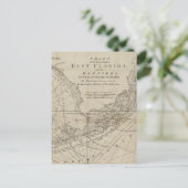 Vintage Karte der Tasten von Florida (1771) (Stehend Vorderseite)