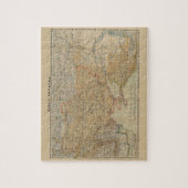 Vintage Karte der Ukraine (1918) Puzzle (Vertikal)