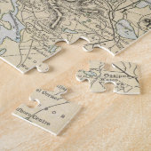 Vintage Karte der Weißen Berge (1901) Puzzle (Seite)