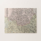 Vintage Karte der Weißen Berge (1901) Puzzle (Horizontal)