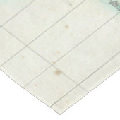 Vintage Karte der Welt (1801) Tischdecke (Schrägansicht)