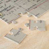 Vintage Karte der Welt (1914) Puzzle (Seite)