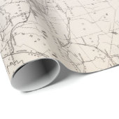 Vintage Karte des Adirondacks New York Geschenkpapier (Rolleneckpunkt)