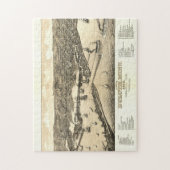 Vintage Karte des Duluth MN (1883) Puzzle (Vertikal)