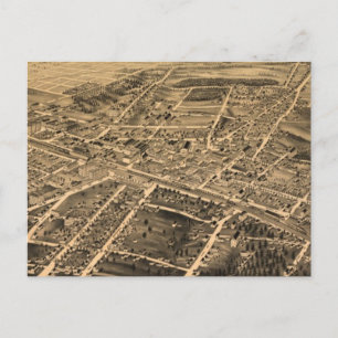 Vintage Karte des Durham NC (1891)