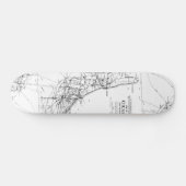 Vintage Karte des Eisenbahnnetzes von Chicago (191 Skateboard (Horizontal)