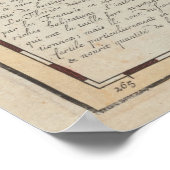 Vintage Karte des Golfs von Mexiko (1732) Poster (Ecke)