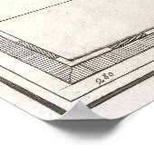 Vintage Karte des Golfs von Mexiko (1798) Poster (Ecke)