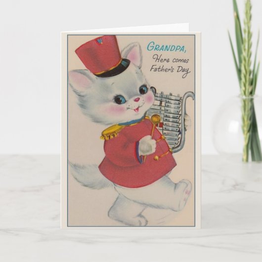 Vintage Karte des Großvaters (Vorderseite)