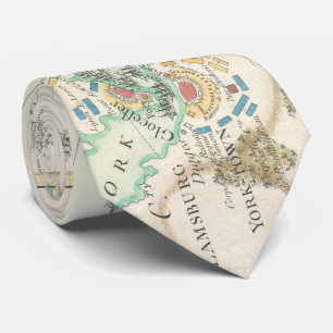 Vintage Karte des Kampfes von Yorktown (1781) Krawatte