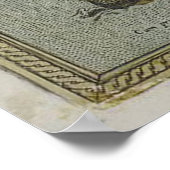 Vintage Karte des Königreichs Neapel (1608) Poster (Ecke)