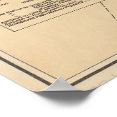 Vintage Karte des Lake Winnipesaukee (1896) Poster (Ecke)