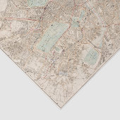 Vintage Karte des Londoner Papiers Seidenpapier (Ausschnitt)