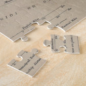 Vintage Karte des Mittelmeers (1912) Puzzle (Seite)