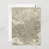 Vintage Karte des NH Portsmouth (1877) (Vorne/Hinten)