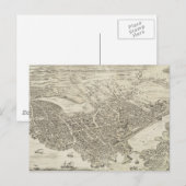 Vintage Karte des NH Portsmouth (1877) (Vorne/Hinten)