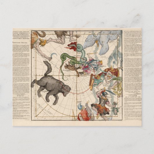 Vintage Karte des Nordpols (Vorderseite)