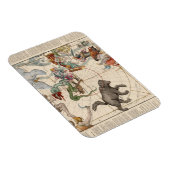 Vintage Karte des Nordpols Magnet (Rechte Seite)