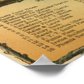 Vintage Karte des Phoenix Arizona (1885) Poster (Ecke)