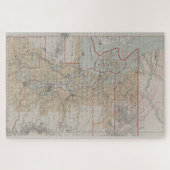 Vintage Karte des Puget Sound (1899) Puzzle (Horizontal)