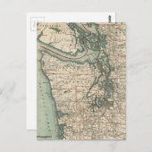 Vintage Karte des Puget Sound (1910) (Vorne/Hinten)