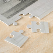 Vintage Karte des Rochester NY (1854) Puzzle (Seite)