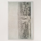 Vintage Karte des Rochester NY (1854) Puzzle (Vertikal)