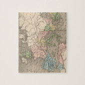 Vintage Karte des Römischen Reiches (1838) Puzzle (Vertikal)