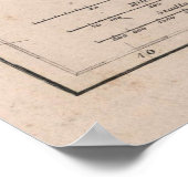 Vintage Karte des Römischen Reiches (1852) Poster (Ecke)