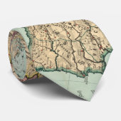 Vintage Karte des römischen Reiches (1889) Krawatte (Gerollt)