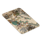 Vintage Karte des Südpols Magnet (Rechte Seite)