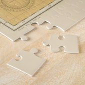 Vintage Karte des Superior-Sees (1832) Puzzle (Seite)