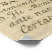 Vintage Karte des Trojanischen Kriegs (1716) Poster (Ecke)