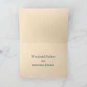 Vintage Karte des Vaters (Innenseite)