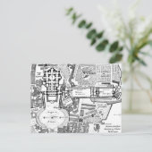 Vintage Karte des Vatikans (1914) (Stehend Vorderseite)