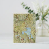 Vintage Karte des Yellowstone-Nationalparks (1898) (Stehend Vorderseite)