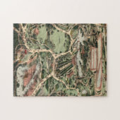 Vintage Karte des Zentralparks NYC (1860) Puzzle (Horizontal)