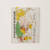 Vintage Karte des Zweiten Weltkriegs Puzzle (Vertikal)